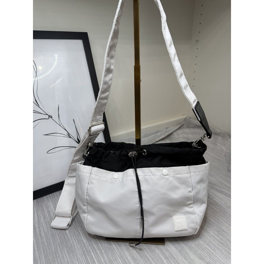 IHKWIP White Mini Tote Bag Edition with Colorblock and Crossbody Strap